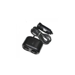 Rozgałężnik gniazda zapalniczki x2 na kablu 1m - ZLA0418