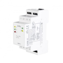 Cyfrowy czujnik kolejności faz i zaniku faz, 16A 2-Mod. CKM-11 EXT10000267