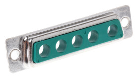 Złącze D-Sub 5-pinowe Męski Proste Montaż na kablu