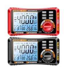 ANENG 612 Cyfrowy Miernik Multimetr Wysoka Precyzja AC/DC Napięcie Prąd Opór Pojemność Duży Wyświetlacz LCD Podświetlenie Automa