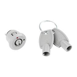 Stacyjka z kluczykiem plastikowym