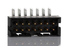 Listwa stykowa PCB 14-pinowe Milli-Grid raster: 2 mm Kąt prosty 2-rzędowe Molex Otwór przelotowy125 V W osłonie