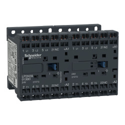 Stycznik odwrotny 24 V Schneider Electric styki: 3 9 A 1 NO + 1 NC LP2K09013BD