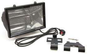 Promiennik podczerwieni Podczerwień Typ G - brytyjskie 3 bolce Montaż na drążku 1.3kW Knightsbridge