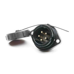 Złącze wielostykowe przemysłowe 5-pinowe Montaż na kołnierzu Gniazdo RS PRO