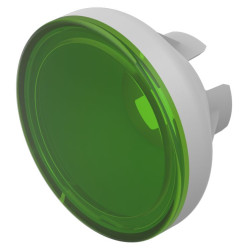 Soczewki do wskaźników, 70-911, Zielony, Okrągły, średnica: 15.4, długość: 13.2