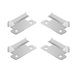 Uchwyt do mocowania szyby na stole drukarki 3D (typ D)