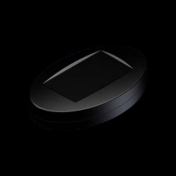 Teko - seria OVOTEK (OK2-B2.9) - obudowa owalna w kolorze czarnym (165,3 x 103,2 x 38,5 mm)