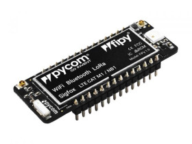 Pycom Fipy MicroPython enabled development board (LoRa, Sigfox, WiFi, Bluetooth,LTE CAT M1,NB-IoT)