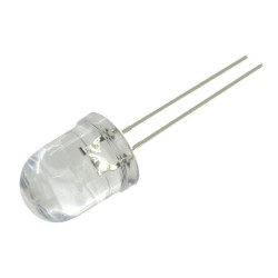 Dioda LED 10mm czerw.1120-2180 mcd 30°