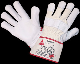 Leather glove, size 10