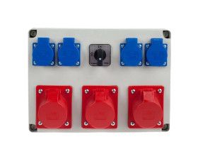 Zestaw gniazd 3x16A 5P + 4x16A 230V + 01 9080556W