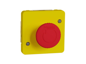MUREVA STYL Wyłącznik awaryjny zwalniany obrotem IP55 żółty MUR35053 SCHNEIDER ELECTRIC