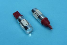 R-10 12V COB LED RED Z COKOŁ.PLAS.