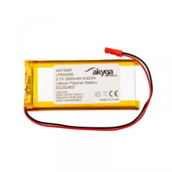 Akumulator Li-Po 3,7V 2600mAh PCM JST 2.54 2-Pin 150mm AKY0487 LP654290