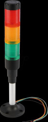 Signalling column, buzzer, red/yellow/green, LED, 24 V AC/DC