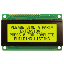 Wyświetlacz alfanumeryczny LCD, , Alfanumeryczny, NEWHAVEN DISPLAY INTERNATIONAL