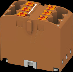 3273274 PTFIX 6x2.5 distributor block, brown