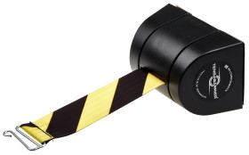 Bariera ochronna długość taśmy 4.6m Bariera chowana Czarny