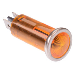 Amber 24V 12.5mm Panel Indicator Light