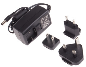 Adapter AC/DC Uwy 15V dc Iwy 1.2A Złącze 2,1 x 5,5 x 12 mm, biegun dodatni w środku 18W typ wtyczki: Europejski,