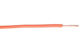 Przewód jednożyłowy linkowy, 2,5 mm², 14 AWG, PVC, 450/750 V, Pomarańczowy, dł. 100m, RS PRO
