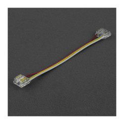 Złączka LED 10mm MONO COB Cyfrowa, Dwustronna zaciskowa z przewodem 10cm, Digital