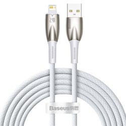 Kabel przewód USB - Lightning / iPhone 200cm Baseus Glimmer CADH000302 z obsługą szybkiego ładowania 2.4A