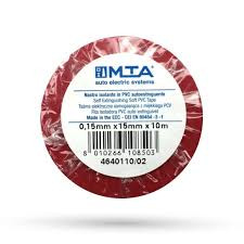 Taśma izolacyjna czerwona 10mx15mmx0.15mm 8kV