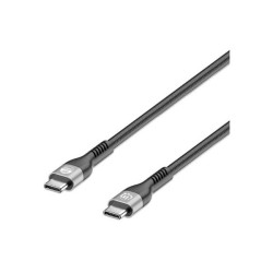 Manhattan 356367 USB charging cable USB-C plug 2.00 m black double shielded