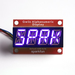 SparkFun Qwiic Alphanumeric Display - Purple