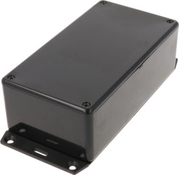 ABS enclosure, (L x W x H) 150 x 80 x 50 mm, black (RAL 9005), IP54, 1591DF2SBK