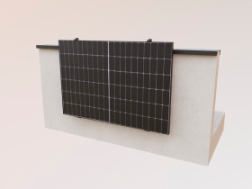 AMS-BBH TYP 2 18 /23 2 Module Balcony mounting system type 2A, 18 - 24 cm, 2 modules, height a