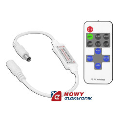 Ściemniacz LED Mini RF75 + pilot Zestaw bezprzewodowy, Sterownik 6A