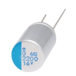 CHEMI-CON 180 μF Otwór przelotowy 25V