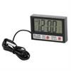 Termometr panelowy LCD + zegar TH002 -50*C do +70*C