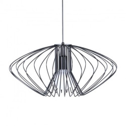 Lampa wisząca dekoracyjna do salonu czarna druciana z serii TIZI K-3407 CZARNY Kaja Lighting