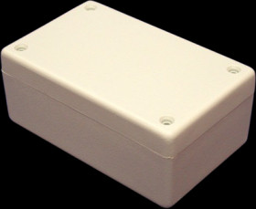 ABS enclosure, (L x W x H) 104 x 66 x 33 mm, light gray (RAL 7035), IP54, 1594CGY