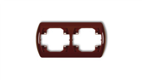 Trend Ramka Pozioma Podwójna Brązowy 4Rh-2