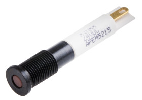 Lampka kontrolna do montażu panelowego 21.6 → 26.4V dc Pomarańczowy 6mm LED RS PRO