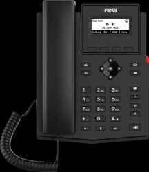 X301P IP phone, PoE, 100 Mbit, two SIP lines