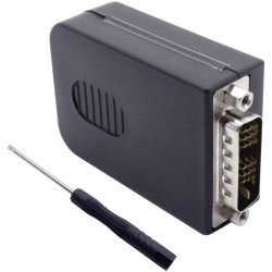 Quadrios 2001C224 DVI Connector Plug Straight 20 Pins Black 1 Piece