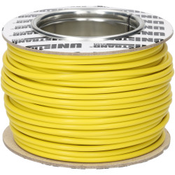 Rapid GW010630 Extra Flexible Wire Yellow 25m