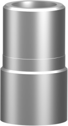 Fixing and mounting accessories, silver, (Ø x H) 27 mm x 46.5 mm, for signal towers, XVZ00