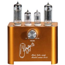 Wzmacniacz lampowy HIFI 3W+3W pomarańczowa obudowa