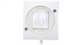 Lambda Przycisk Hermetyczny /Dzwonek/ Ip44 Biały Łnh-6L/00