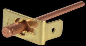 RIV 163 Flat connector, 1-pin, blind rivet technology