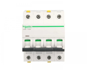 Wyłącznik nadprądowy 4P B 50A 6kA AC iC60N-B50-4 Acti9 A9F03450