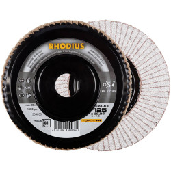 Rhodius 211315 LGA Flap Disc 125mm for Aluminium Grinding 5Pieces