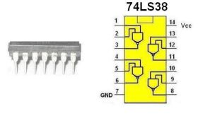 Układ cyfrowy 74LS38